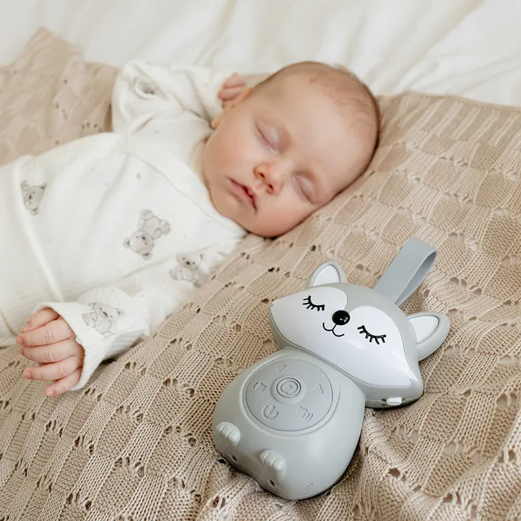 Smiki, Vulpita, jucarie muzicala portabila, gri