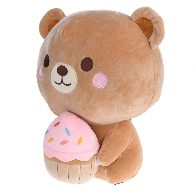 Smiki, Yummymals, Ursulet cu briosa, jucarie de plus, 30 cm