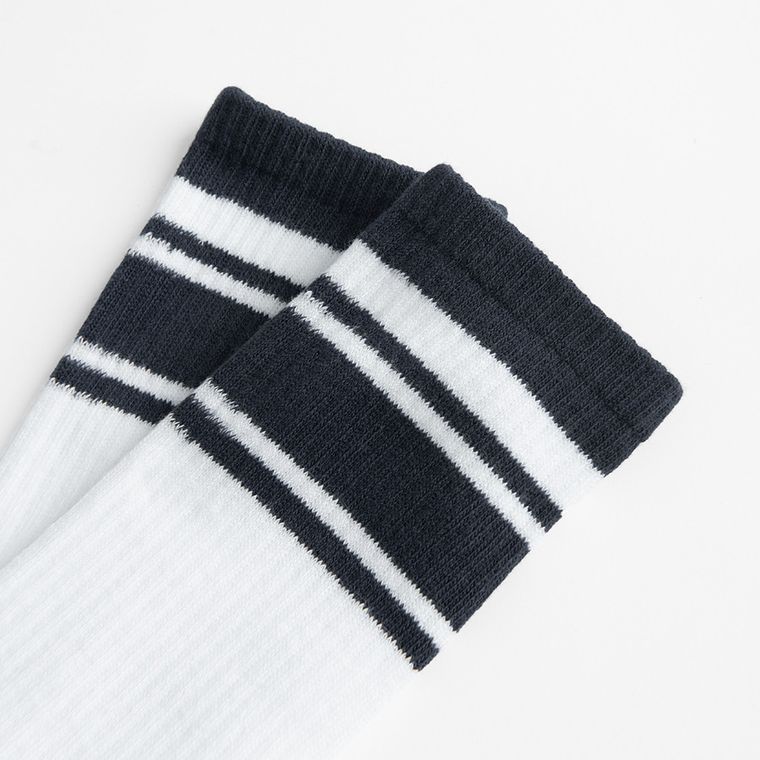 Sosete inalte albe unisex NOWEAR