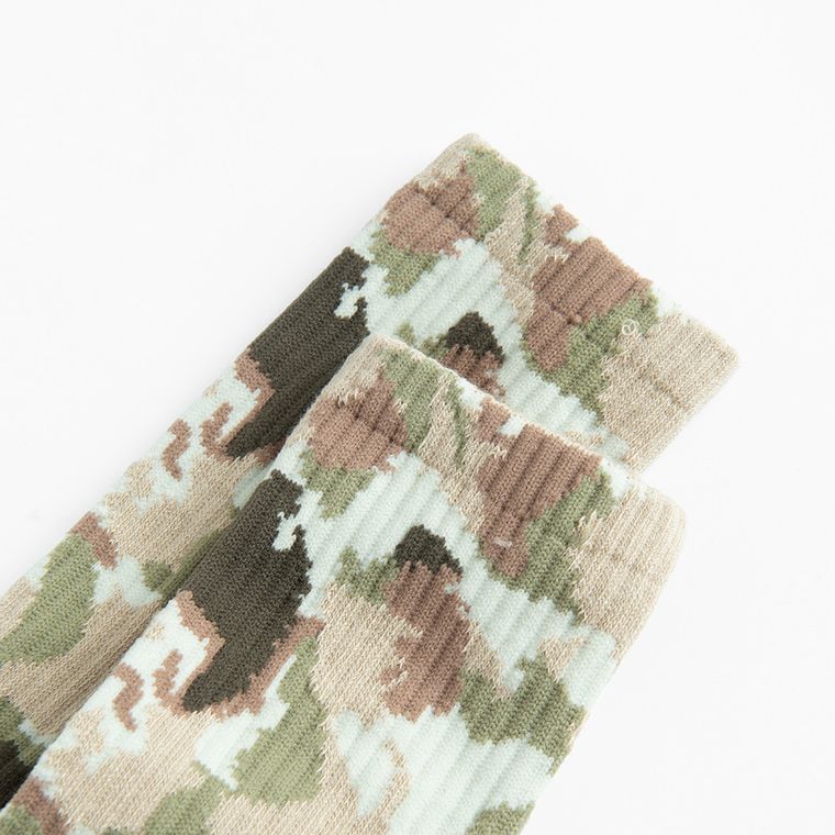 Sosete inalte cu model camuflaj unisex NOWEAR