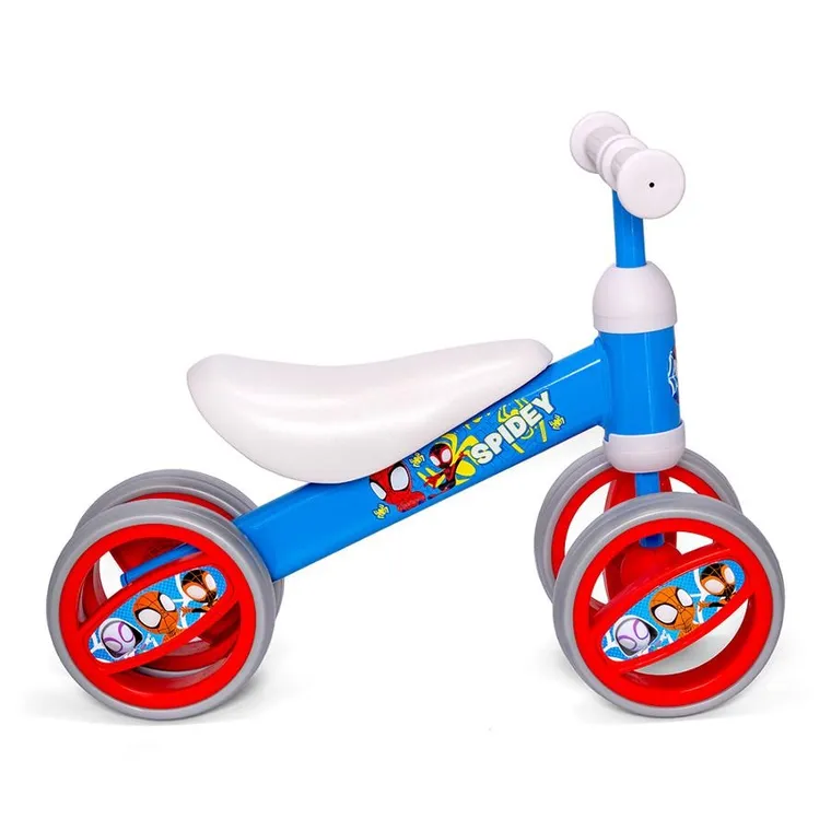 Spider-Man, bicicleta fara pedale, cu 4 roti
