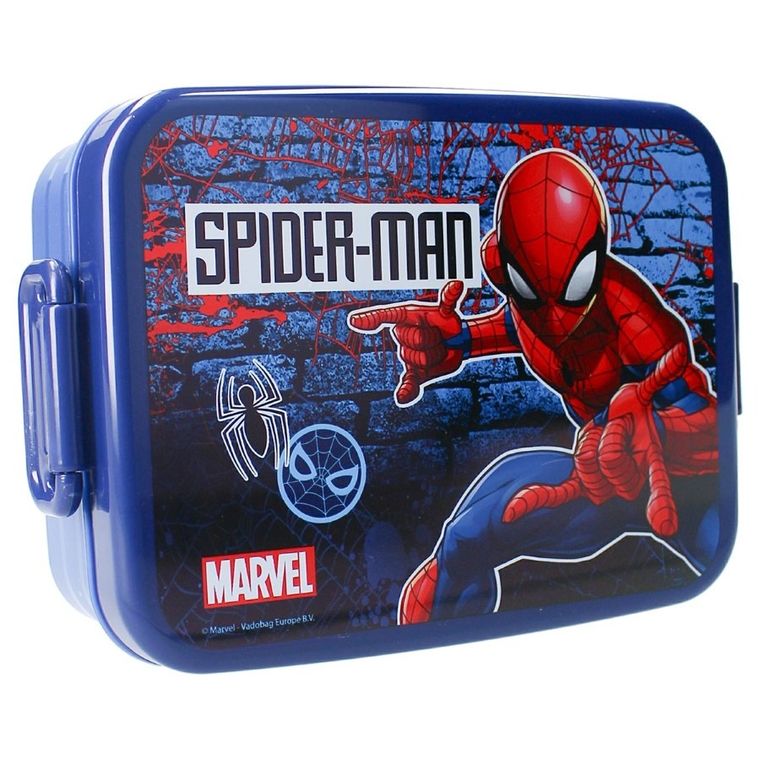 Spider-Man, Let's Eat, cutie pentru pranz, albastru