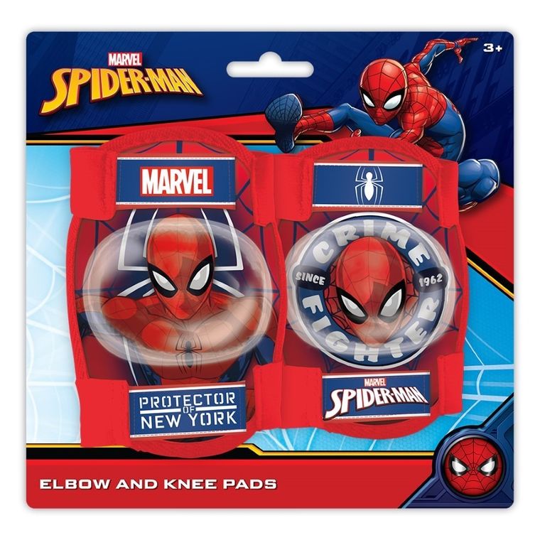 Spider-Man, set de protectie pentru coate si genunchi 2in1
