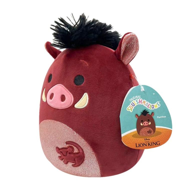 Squishmallows, Lion King, Pumba, jucarie de plus, 25 cm