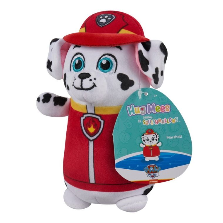 Squishmallows, Medium Plush, Hugmees, Paw Patrol, Marshall, jucarie de plus, 25 cm