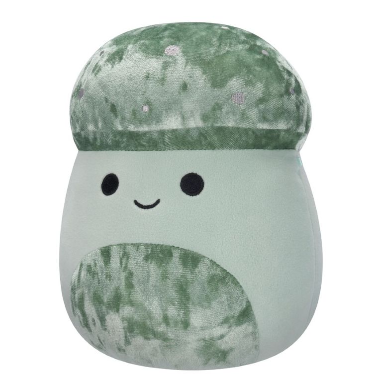 Squishmallows, Medium Plush, Ismail Light Green Velvet Mushroom, jucarie de plus, 30 cm