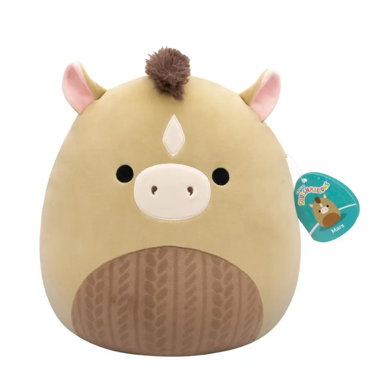 Squishmallows, Medium Plush, Olive Horse, jucarie de plus, 30 cm