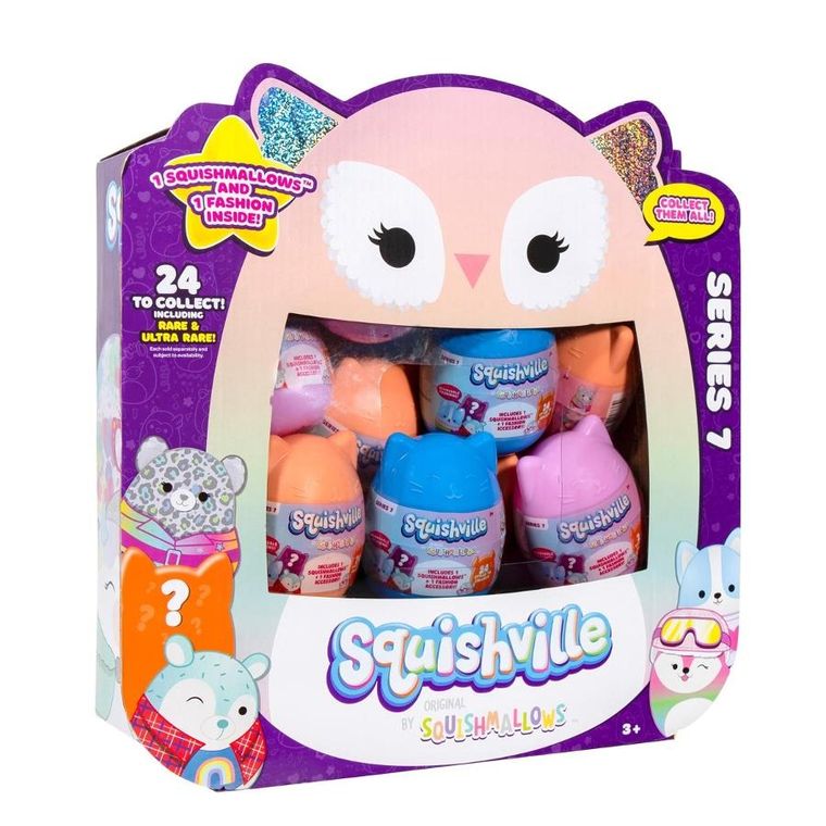 Squishville by Squishmallows, Mystery, mini jucarie de plus