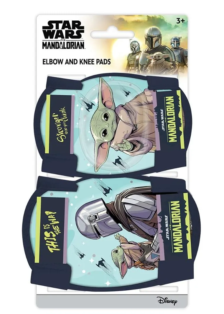 Star Wars, Mandalorian, set de protectie pentru coate si genunchi 2in1