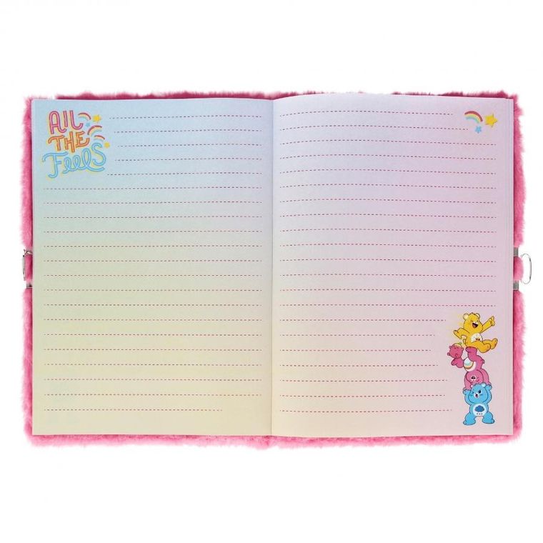 Starpak, Care Bears, jurnal cu lacat, plus, roz, A5, 80 pagini