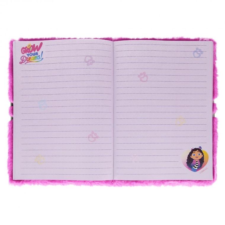Starpak, Gabby's Dollhouse, jurnal cu lacat, plus, A5, 80 pagini