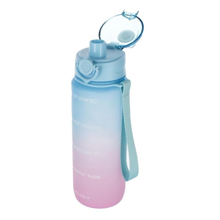 Starpak, sticla de apa, albastru roz, 750 ml