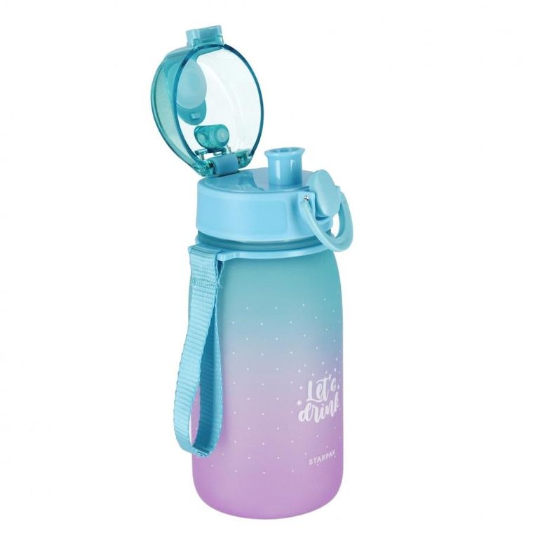 Starpak, sticla de apa, ombre violet si albastru, 400 ml