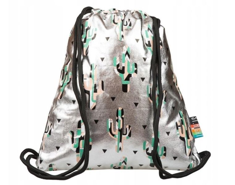 St.Right, rucsac cu snur, Silver Cactus