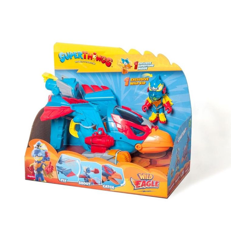 SuperThings, Wild, Eagle Vehicle, figurina