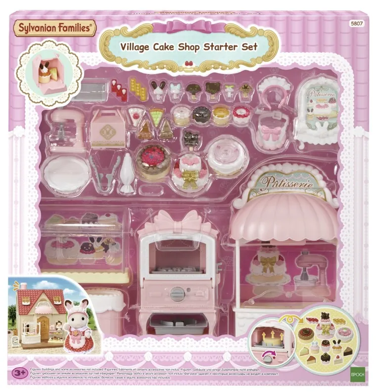 Sylvanian Families, Cofetaria plina de delicii, set de accesorii, 5807