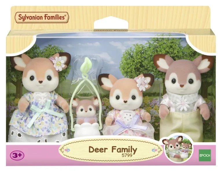 Sylvanian Families, Familia de caprioare, set de figurine, 5799