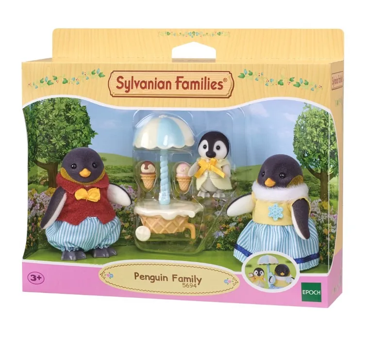 Sylvanian Families, Familia de pinguini, set de figurine, 5694
