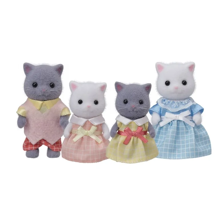 Sylvanian Families, Familia de pisicute persane, set de figurine, 5455
