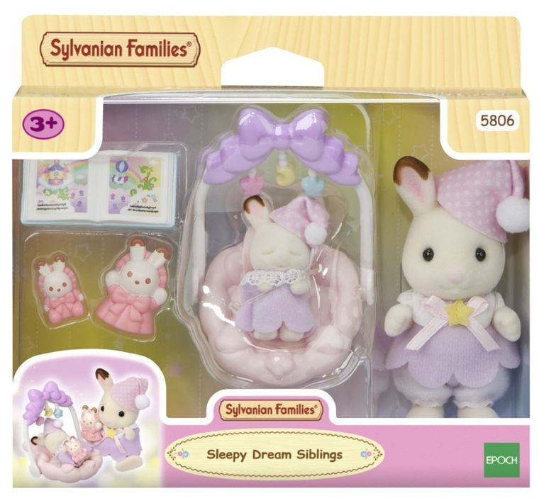 Sylvanian Families, Fratiorii somnorosi, set de figurine, 5806