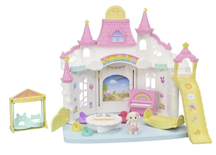 Sylvanian Families, Gradinita colorata, set cu figurine, 5743