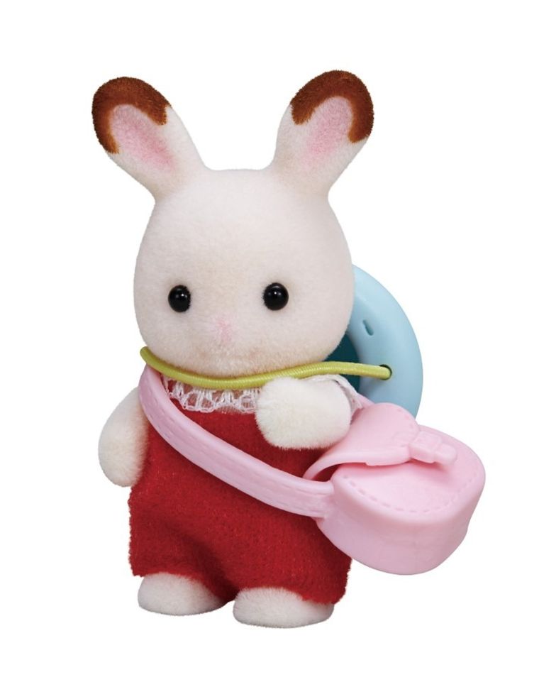 Sylvanian Families, Iepurasul bebe cu urechiuse de ciocolata, figurina, 5405