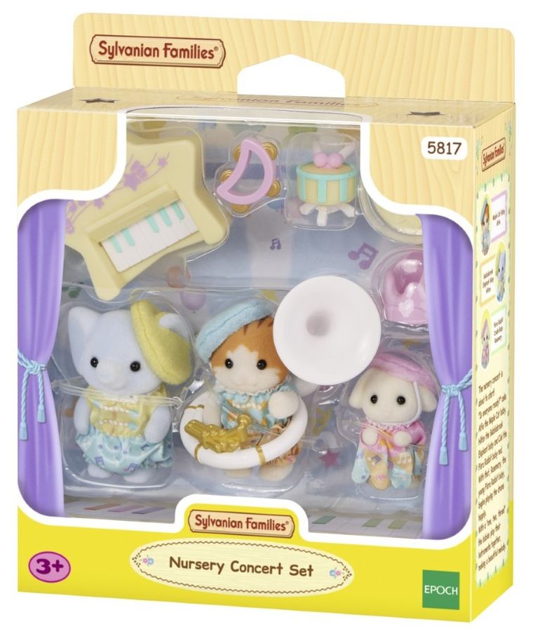 Sylvanian Families, Nursery Concert, figurine cu accesorii, 5817