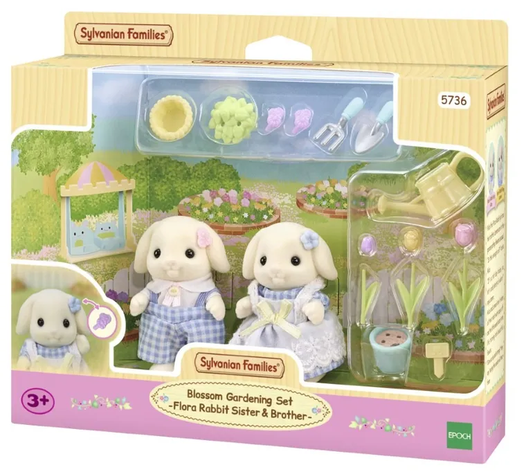Sylvanian Families, Set de flori cu figurine, 5736