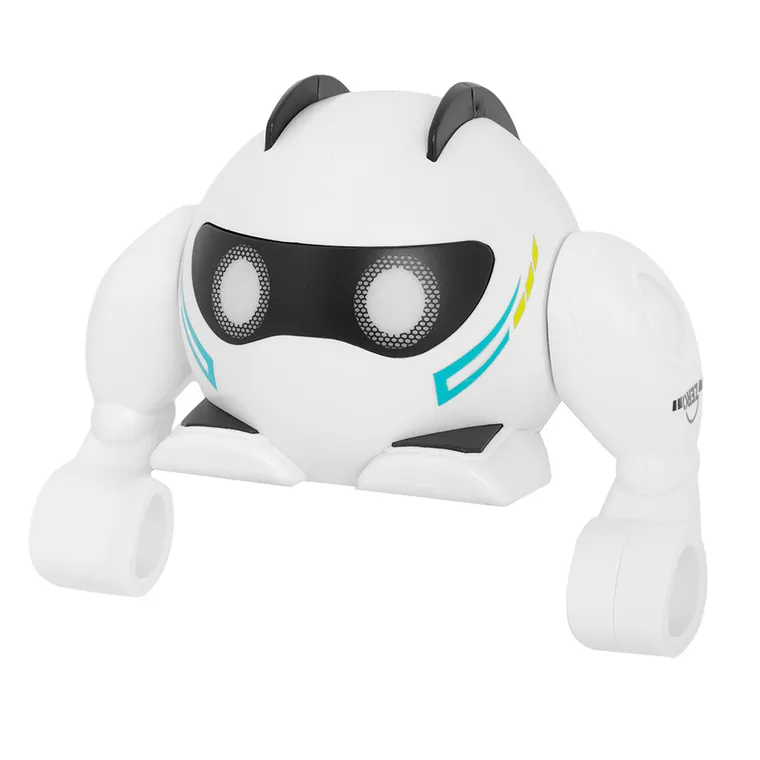 Tech-Bot, robot interactiv, alb