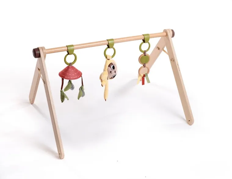Tiny Love, Boho Chic, saltea de activitati pentru bebelusi cu suport din lemn