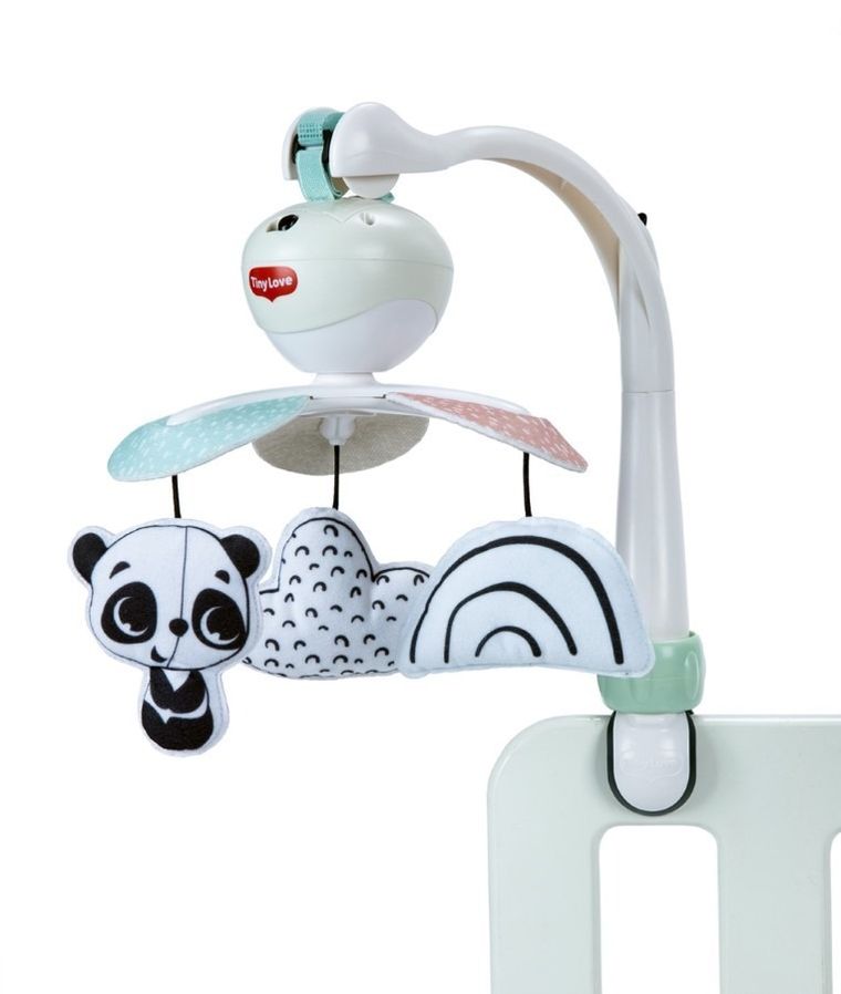 Tiny Love, Decor, carusel de calatorie 3 in 1, alb-negru