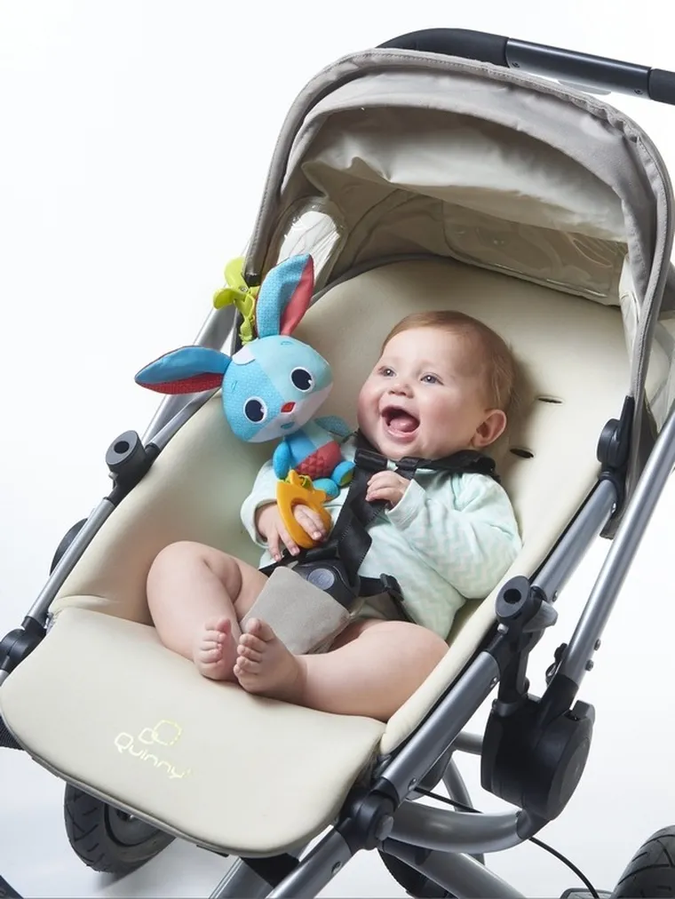 Tiny Love, Tiny Smarts, Iepurasul Thomas, jucarie vibranta cu agatatoare