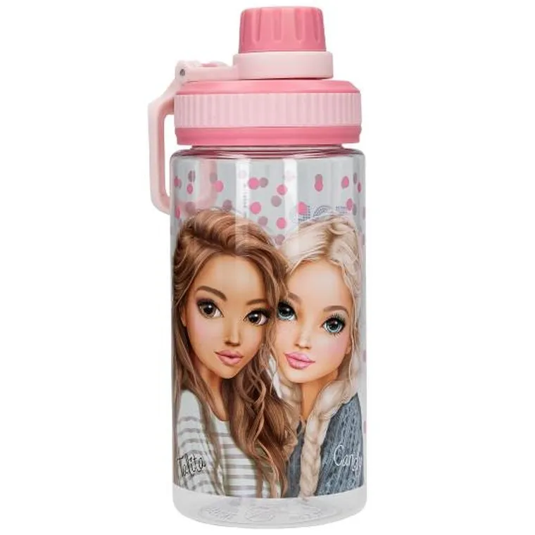 Top Model, Dots, sticla da apa, roz, 500 ml