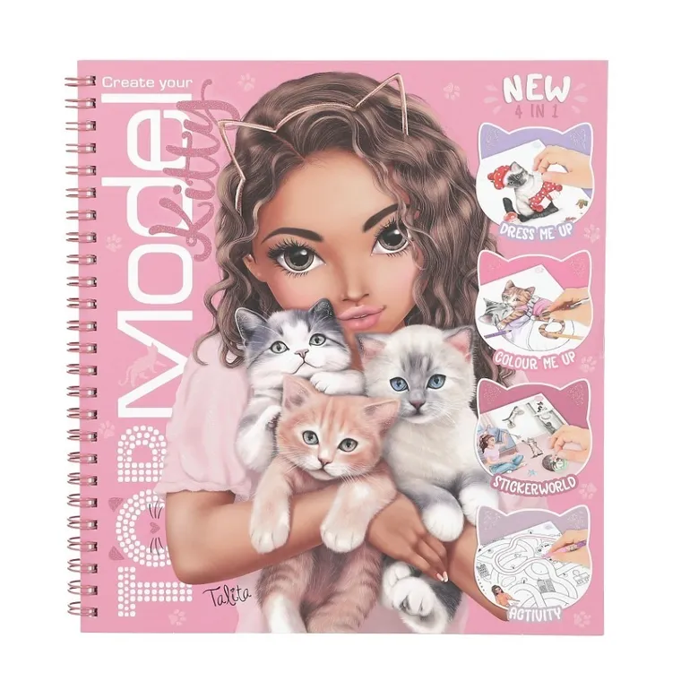 Top Model, Kitty, caiet de schite cu stickere
