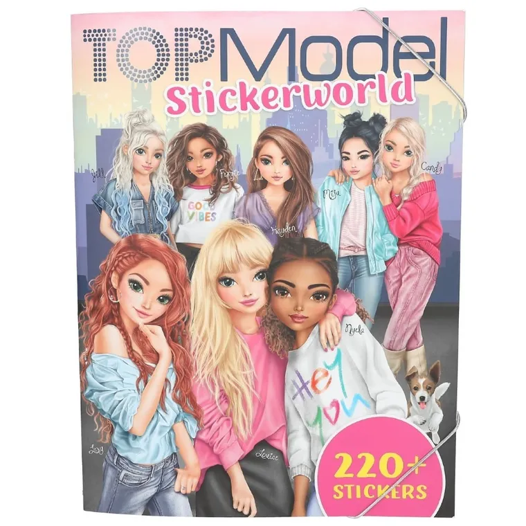 Top Model, set creativ cu stickere