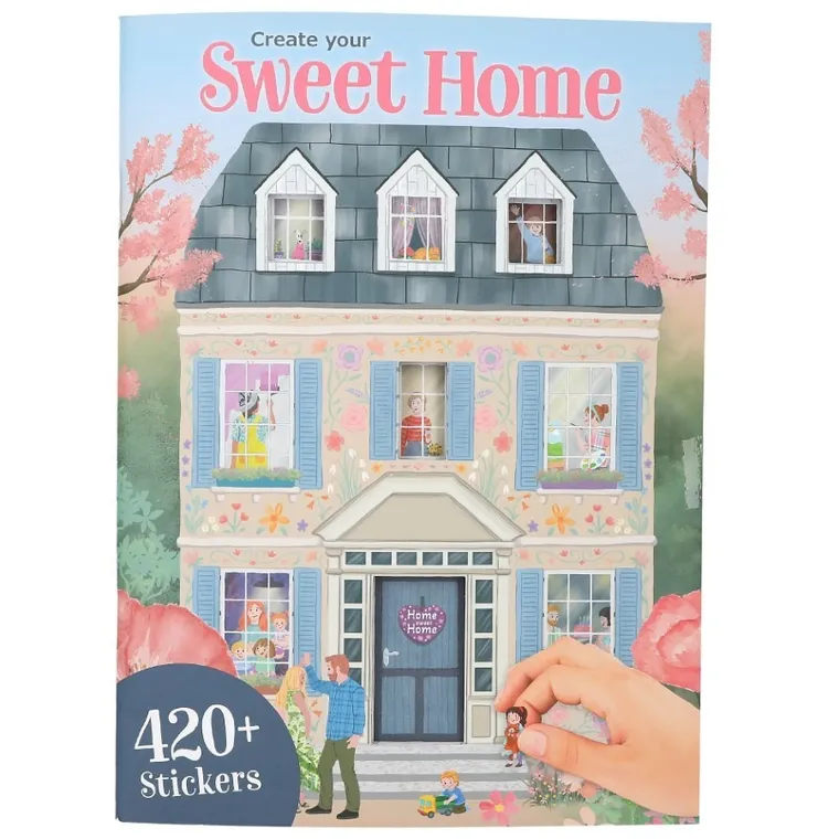 Top Model, Sweet Home, set creativ cu autocolante