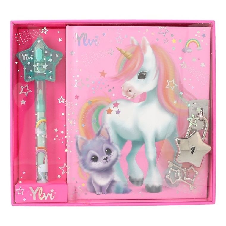 Top Model, Unicornul Ylvi, jurnal cu lacatel si marker magic