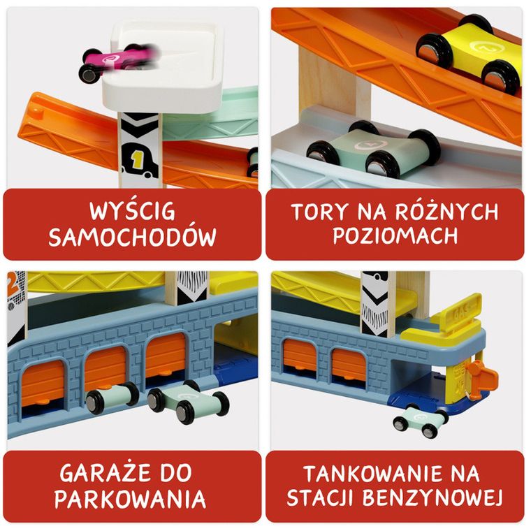 Topbright, Tobogan auto cu masini super rapide, 18 luni