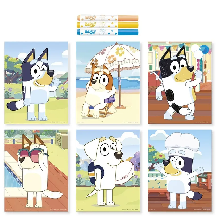 Totum, Bluey, stampile cu puncte, set creativ