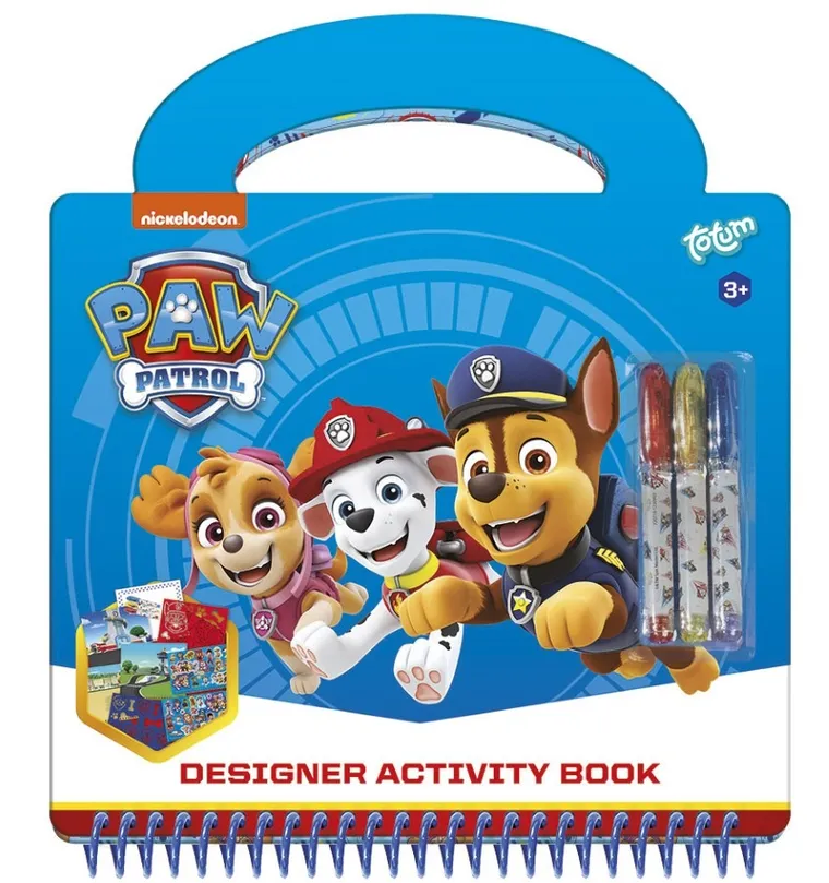 Totum, Patrula catelusilor, Designer Activity Book, set creativ