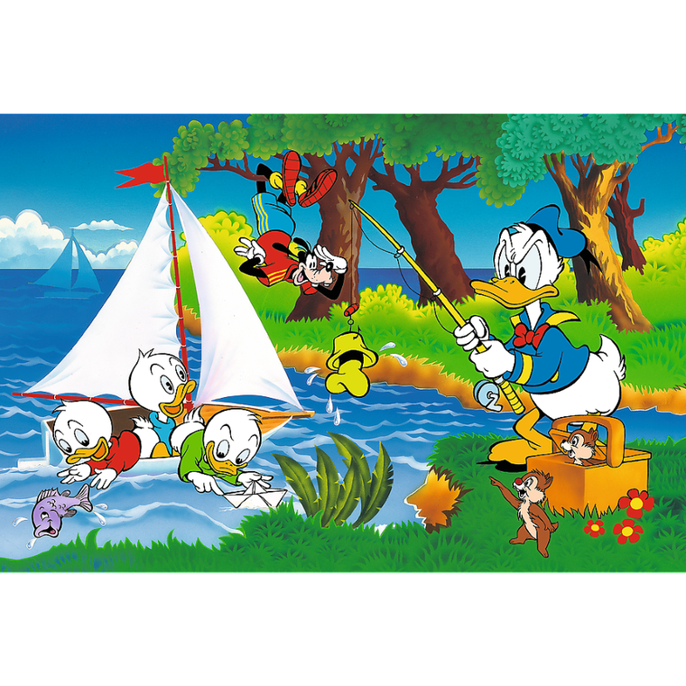 Trefl, 40 Years, Disney, Donald Duck, puzzle, 160 piese