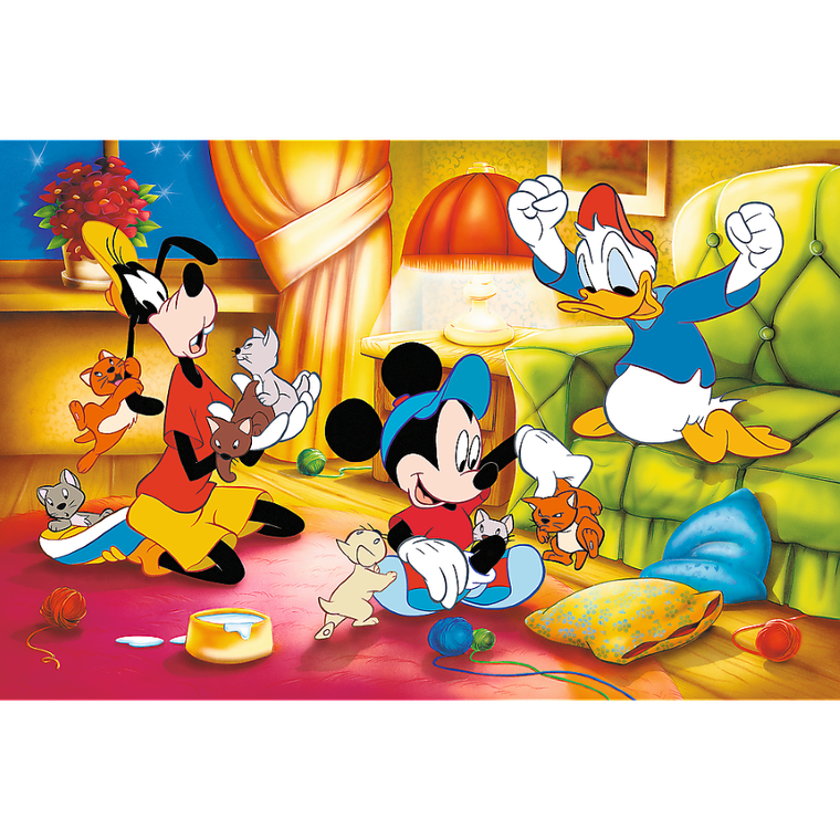 Trefl, 40 Years, Disney, Mickey Mouse, puzzle, 600 piese