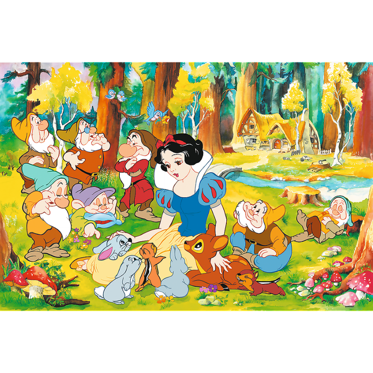 Trefl, 40 Years, Disney, Snow White, puzzle, 600 piese