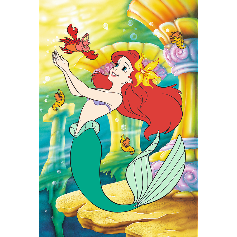 Trefl, 40 Years, Disney, The Little Mermaid, puzzle, 160 piese
