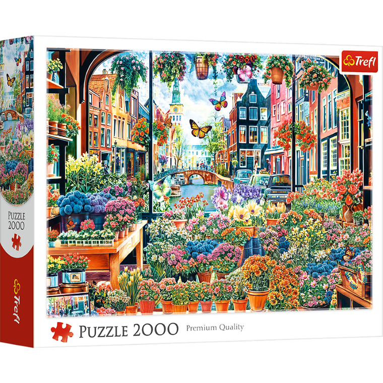 Trefl, Amsterdam, The Netherlands, puzzle, 2000 piese