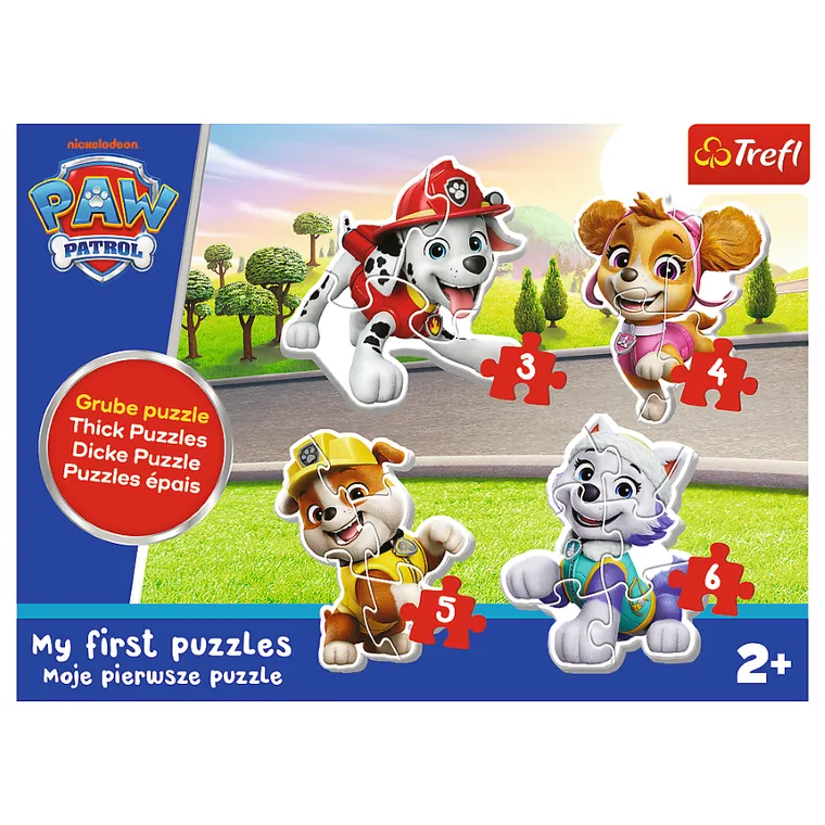 Trefl, Baby Classic, Paw Patrol, puzzle, 18 piese