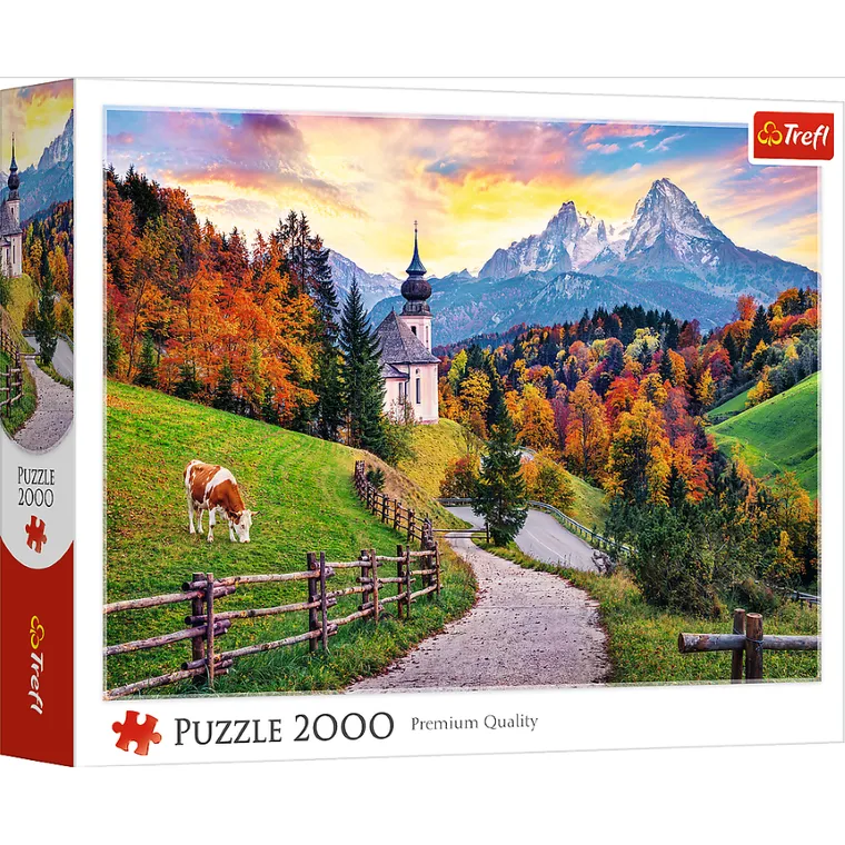 Trefl, Bavarian Alps, puzzle, 2000 piese