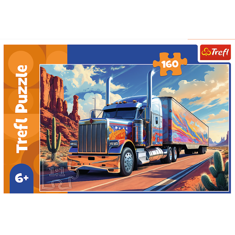 Trefl, Big Truck, puzzle, 160 piese