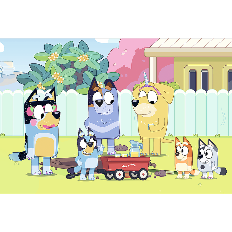 Trefl, Bluey, puzzle, 100 piese