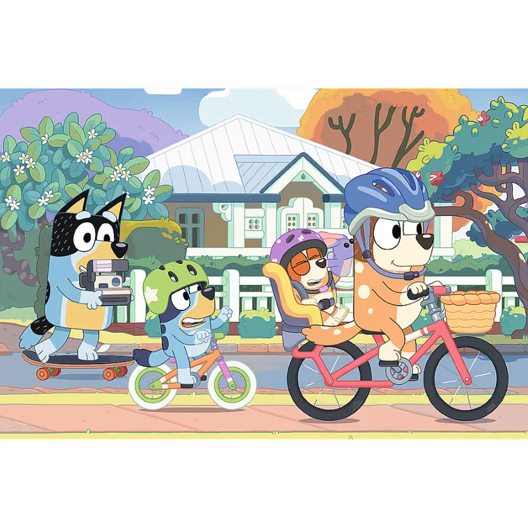 Trefl, Bluey, puzzle, 60 piese